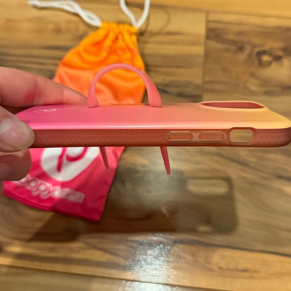 Pink Lemonade Ombré Loppy Case for iPhone 13 mini - Picture 2 of 4